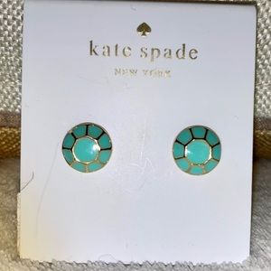 Kate Spade turquoise enamel earrings